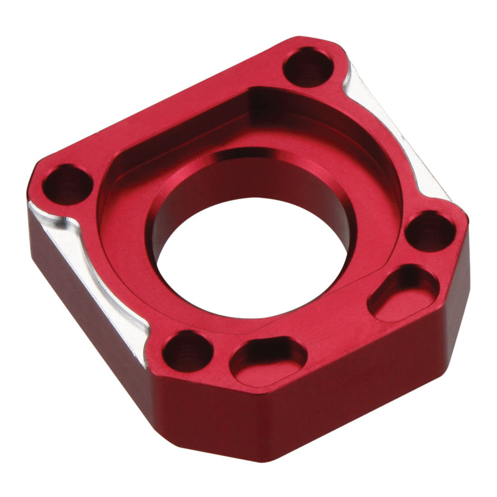 ACCEL AXLE ADJUSTER BLOCKS YAM R1/FZ1 RED — Bike Torque
