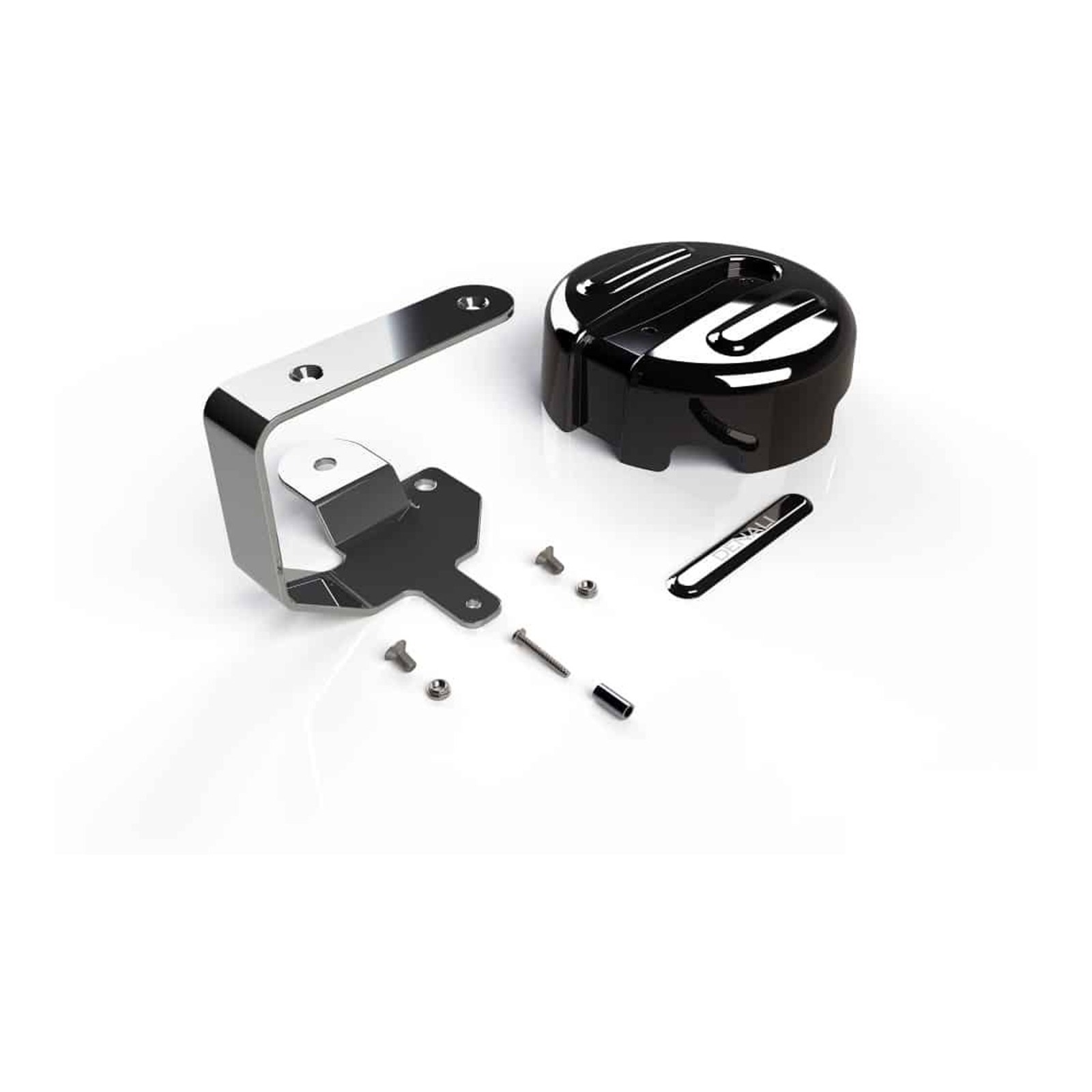 DENALI SOUNDBOMB VTWIN AIR HORN COVER GLOSS BLACK — Star Cycle Gear