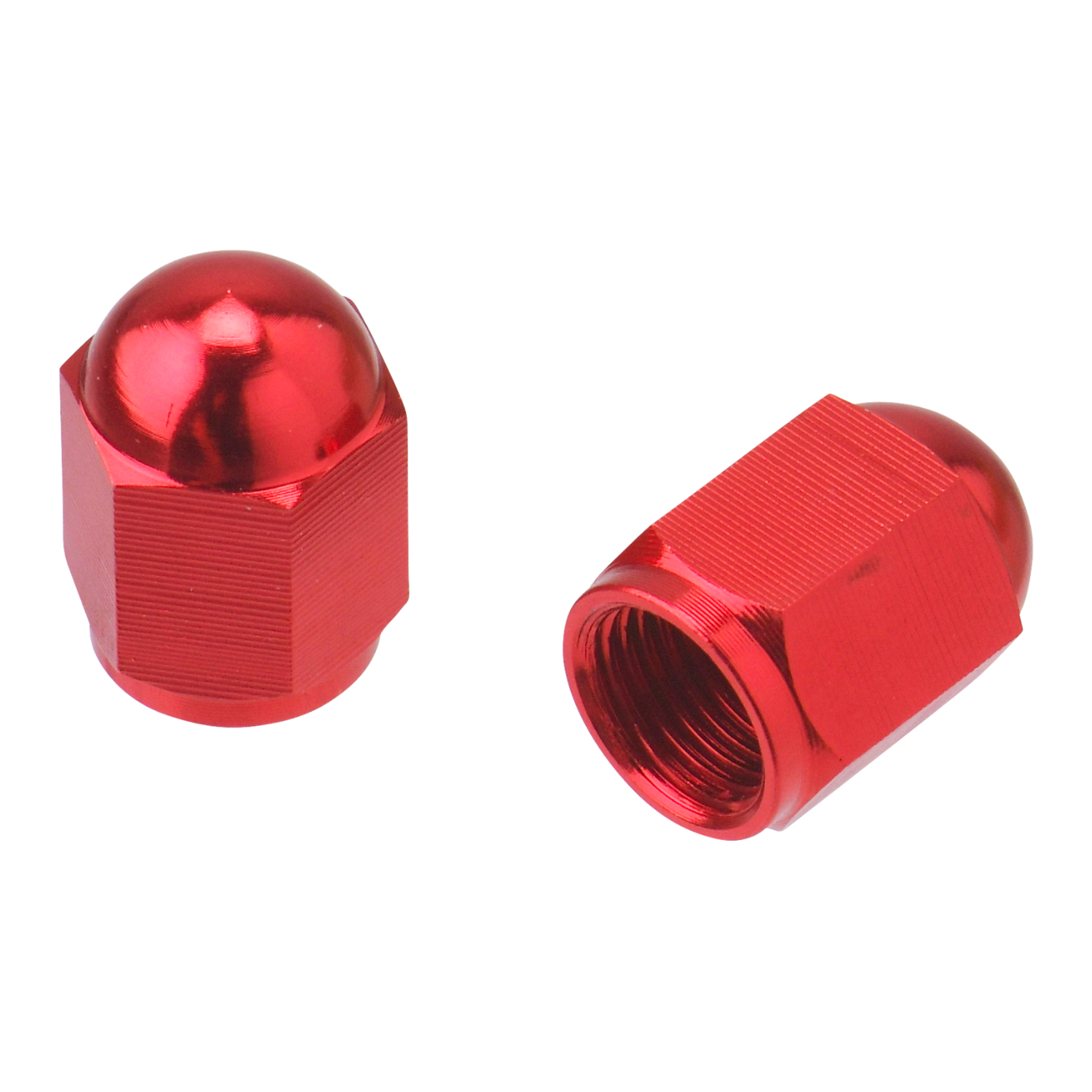 DRC ALUMINUM VALVE CAPS 2PCS RED — Bike Torque