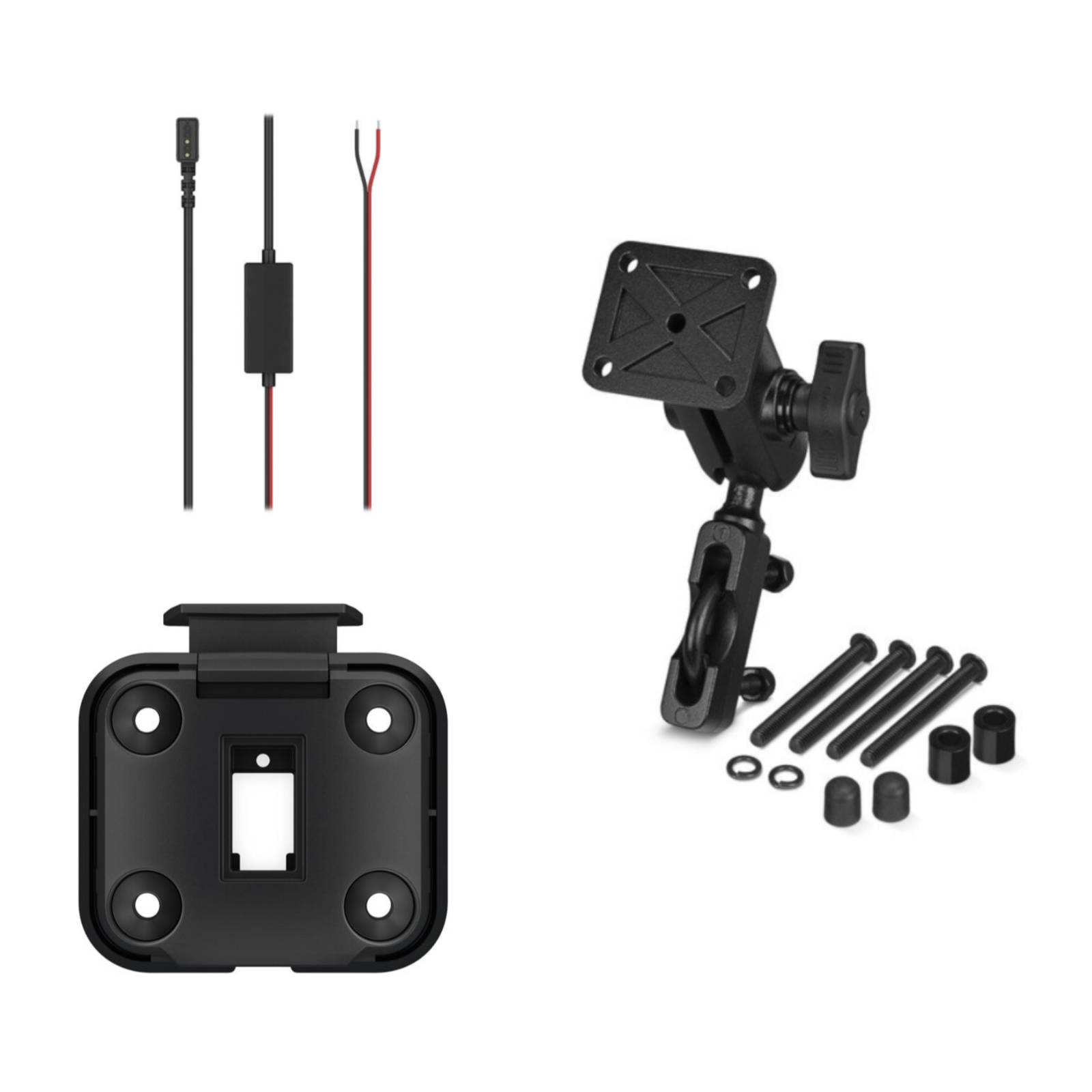Bike Handlebar Mount Holder For Garmin Alpha 100 200i/T Handheld GPS - Includes Bonus Strap