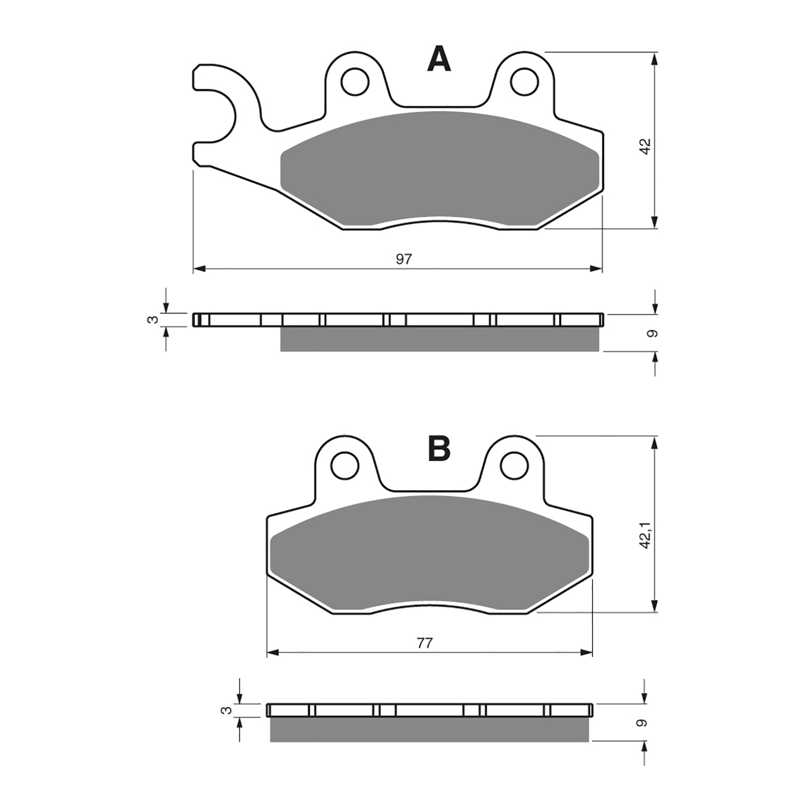 GOLDfren Brake Pads - S3 Sintered Sports — Bike Torque