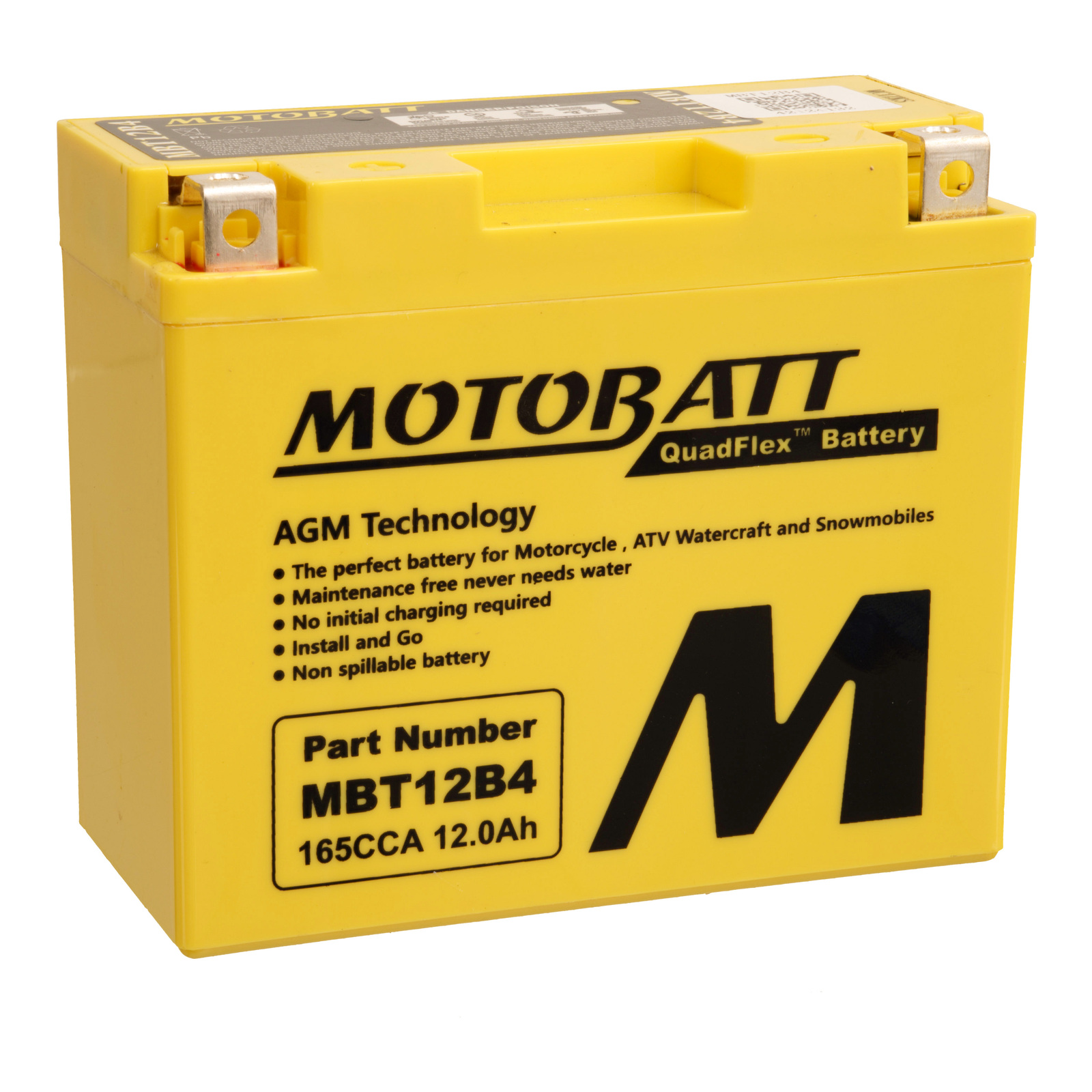 Motobatt Battery Quadflex Agm Mbt12b 4 — Bike Torque 2476