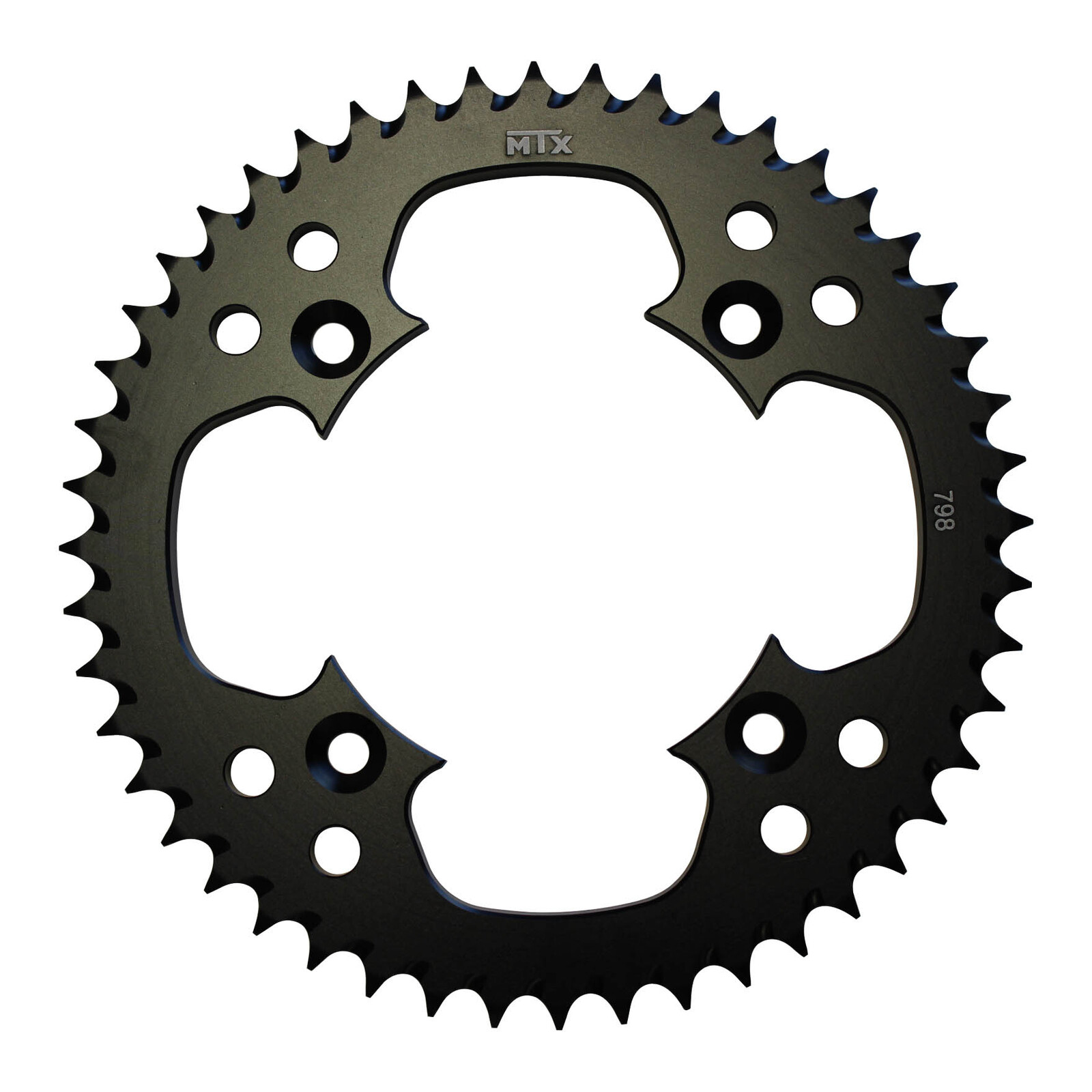 MTX 798 Zero Aluminium Rear Sprocket 428 Black (11A209BLK) — Star