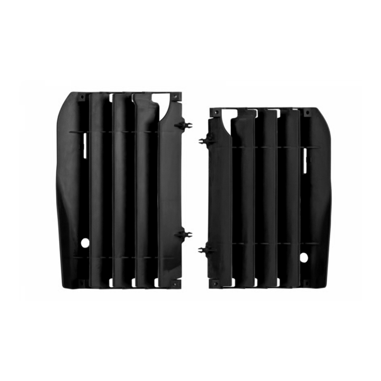Polisport Radiator Louvers For Honda CRF450R 2015-2016 - Black, DGP Plastic, OEM Fit