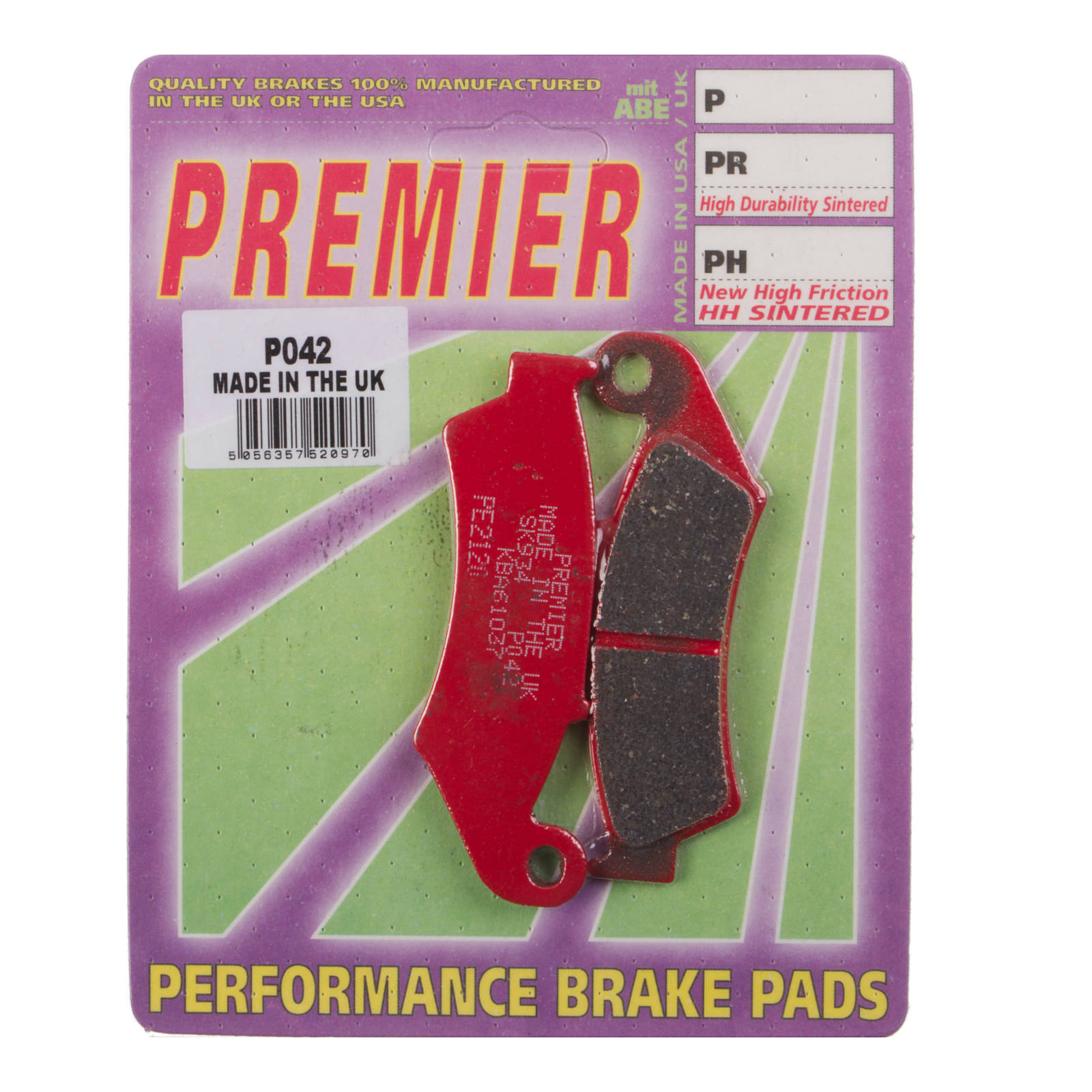 Premier Brake Pads - P Organic Standard main image 1