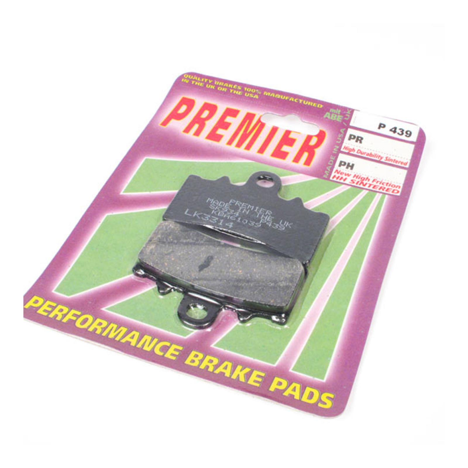 Premier Brake Pads - P Organic Standard main image 0