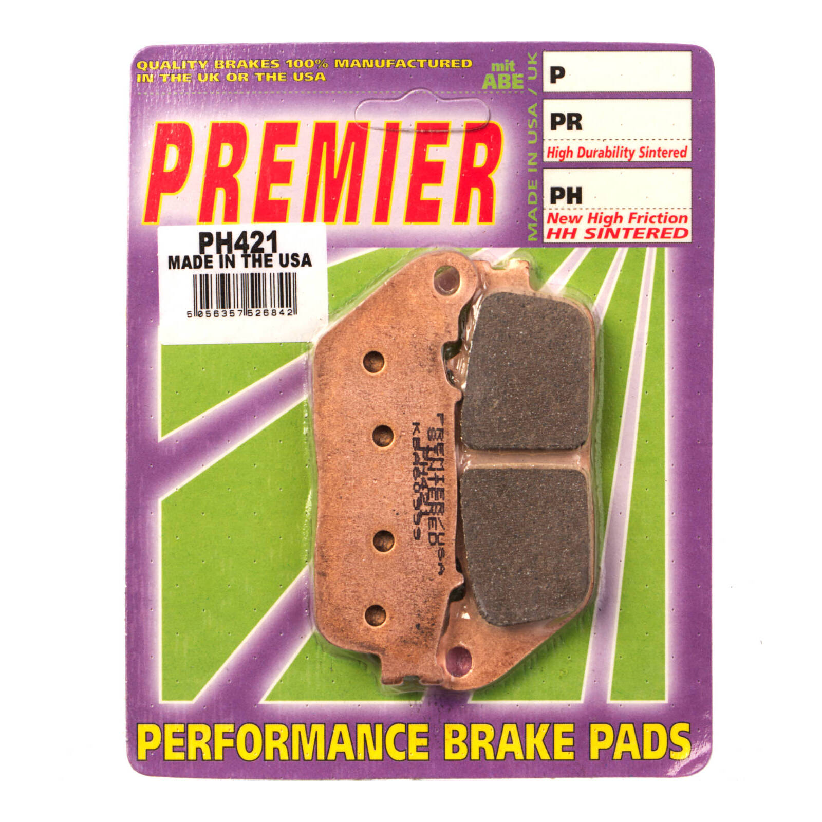 Premier Brake Pads - PH Street Sintered (GF277S3) — Bike Torque