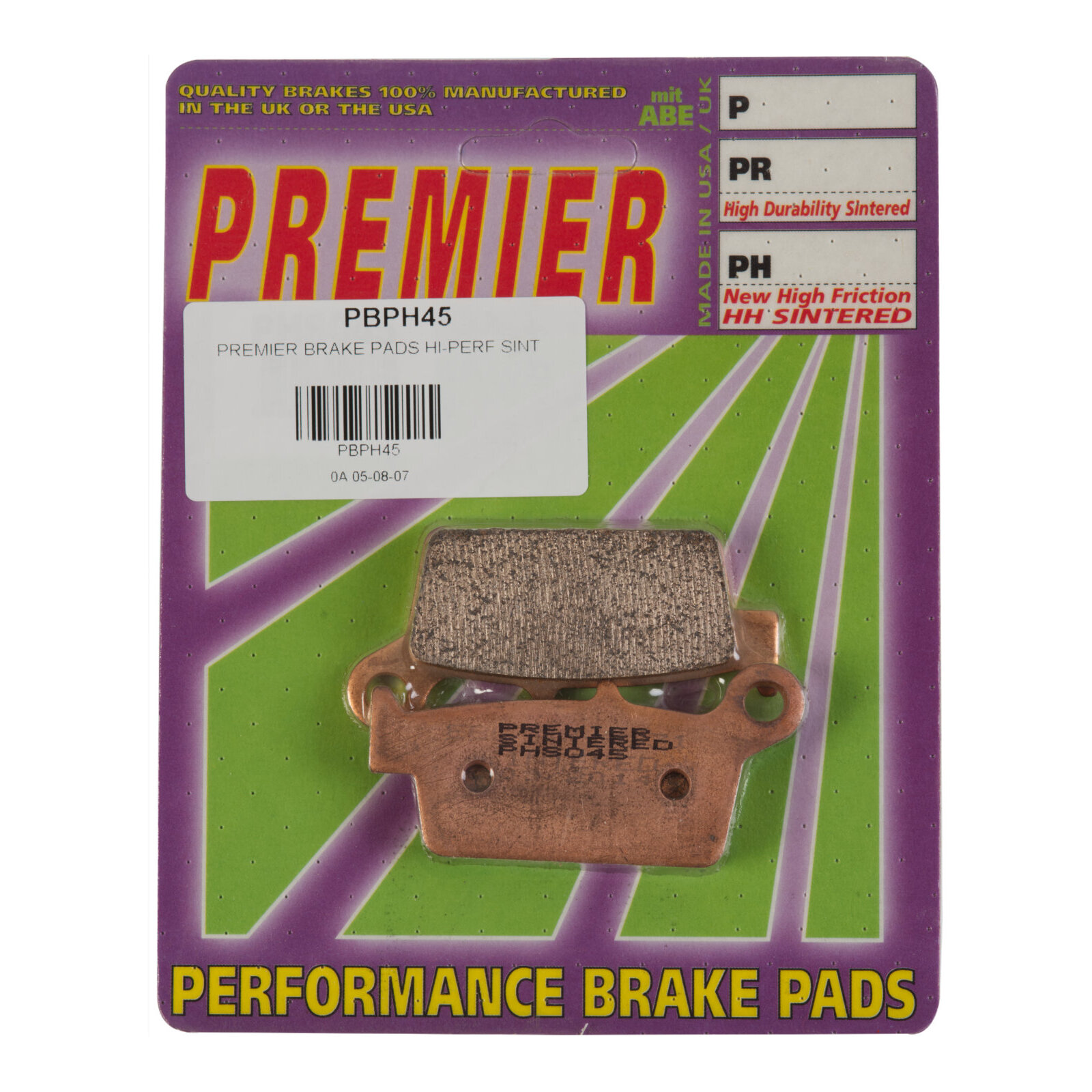 Premier Brake Pads Ph Street Sintered Bike Torque