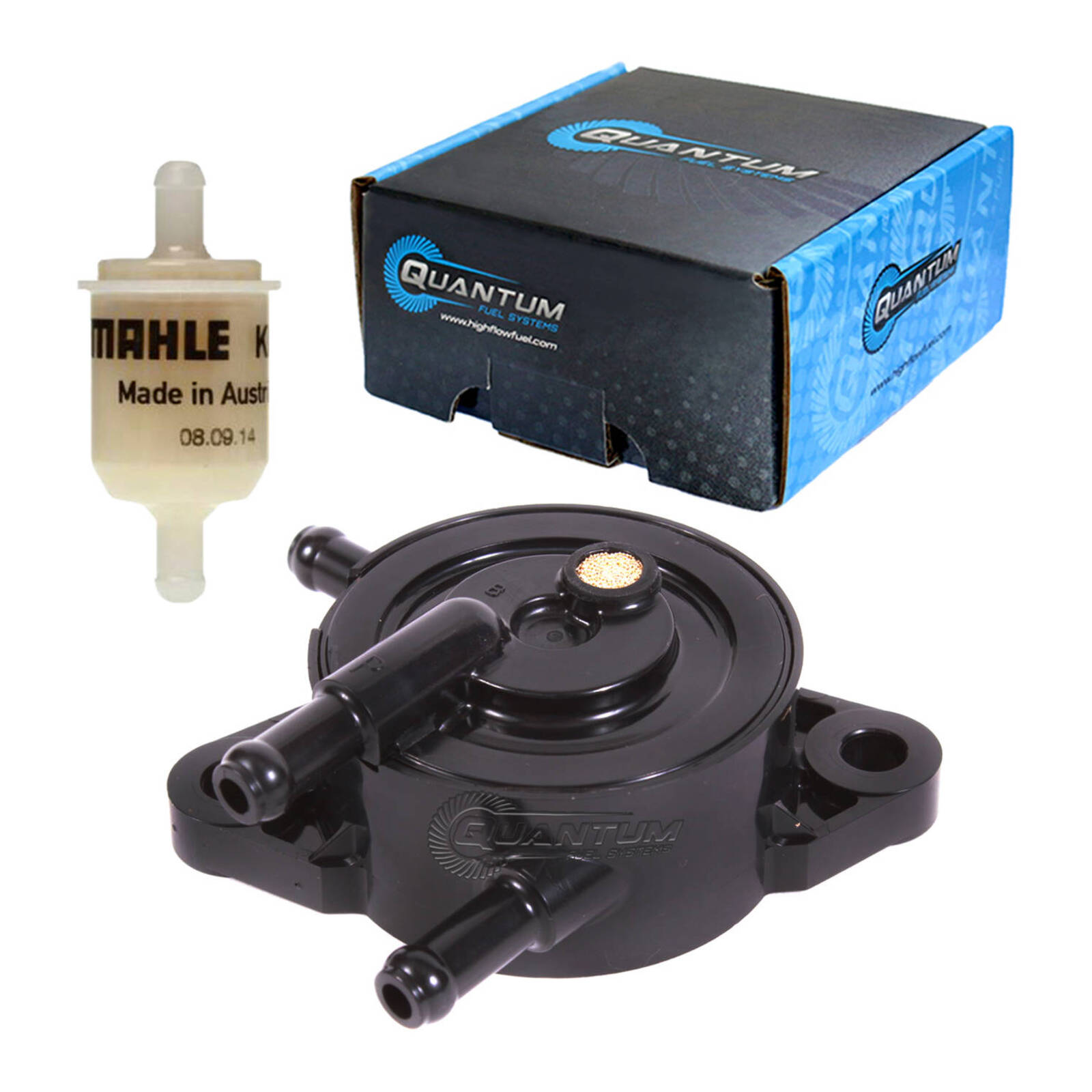 Quantum FrameMounted Mechanical Fuel Pump with Filter — Bike Torque