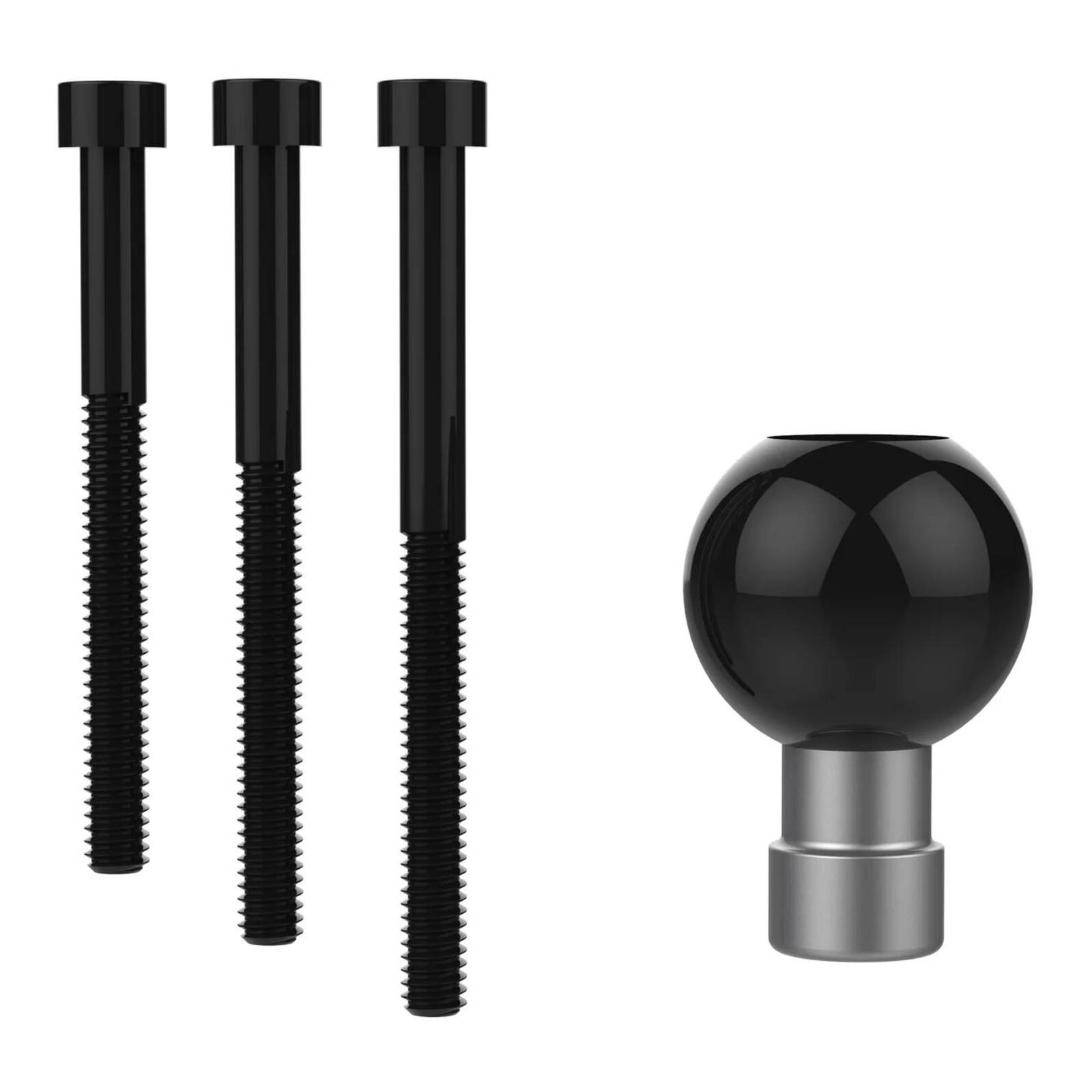 RAM MOTORCYCLE HANDLEBAR CLAMP BASE WITH M8 BOLTS (Retail Packaging