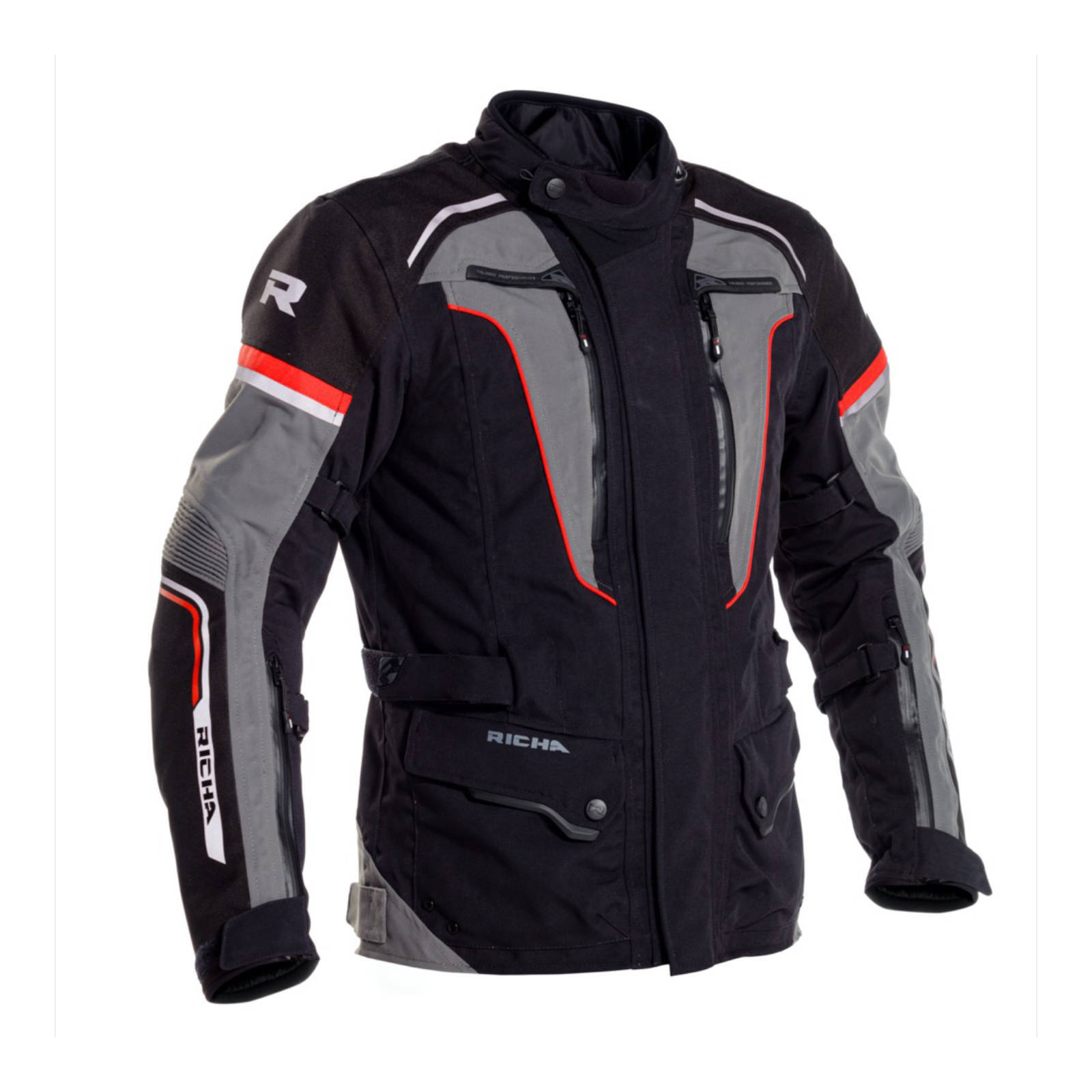 Richa Infinity 2 Pro Laminate Jacket - Black / Grey – Richa New Zealand