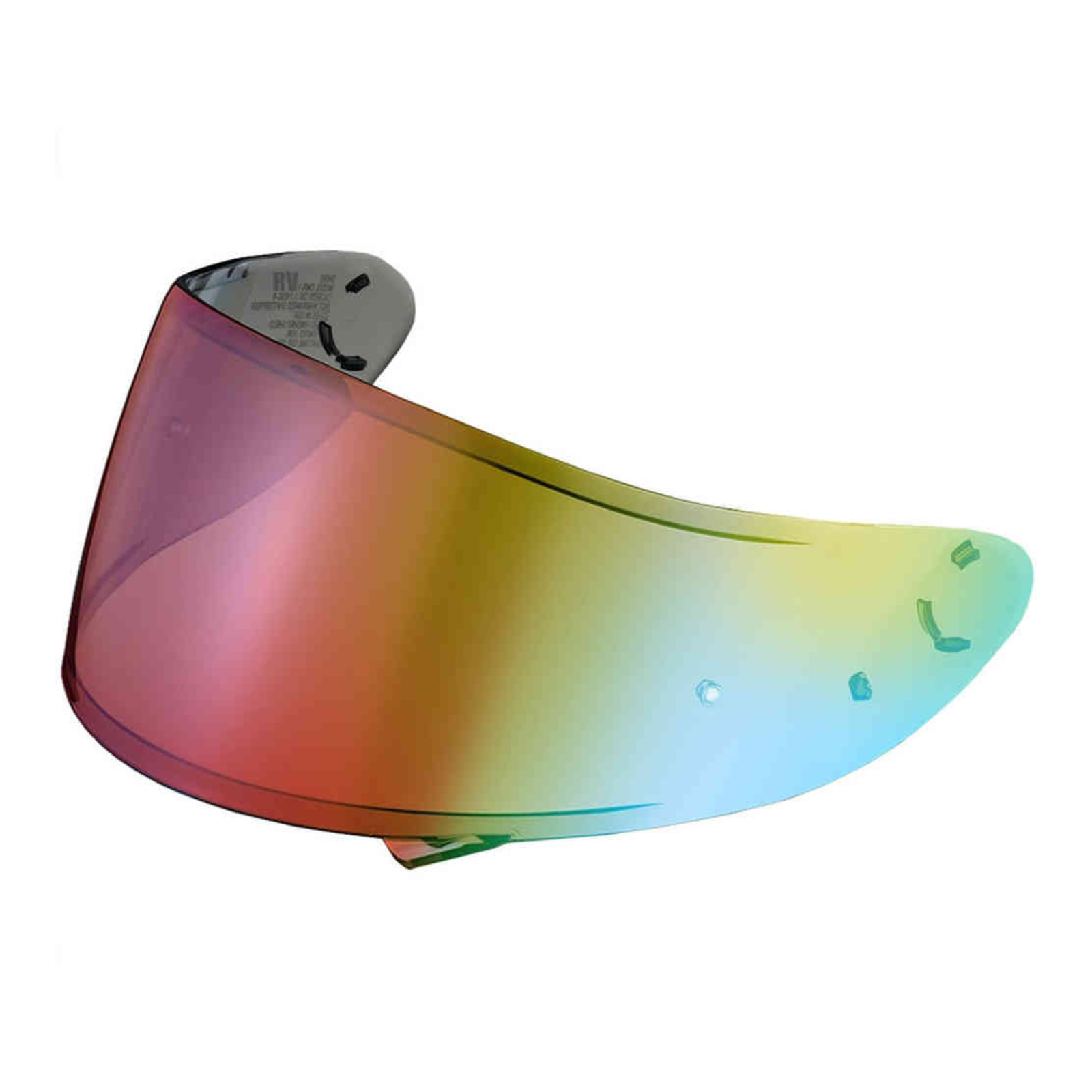 Shoei Visor NXR Ryd (XSpirit 3 CWR1) with Pin Spectra Rainbow