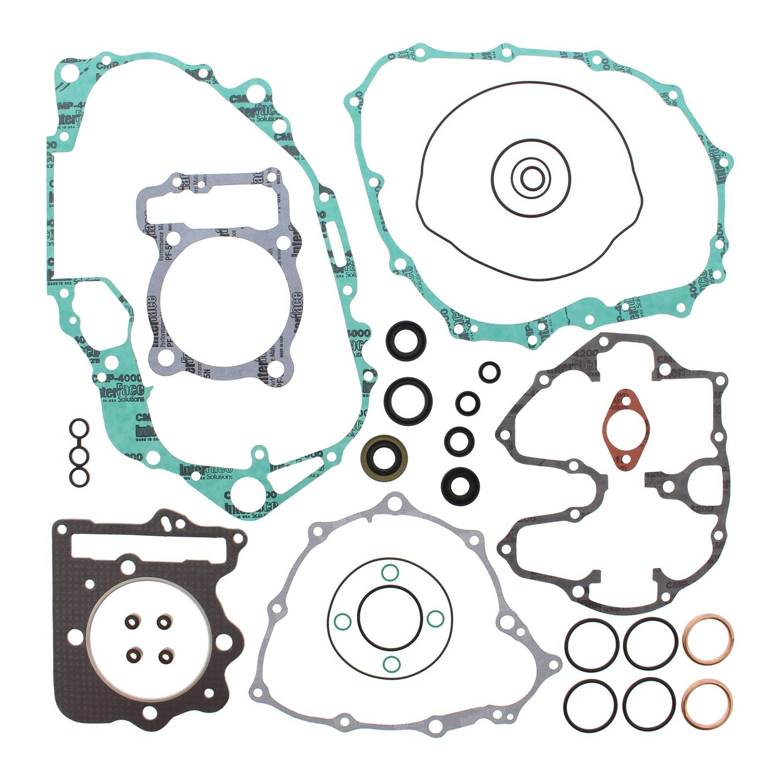 VERTEX COMPLETE GASKET SET W/ OIL SEALS HONDA — Bike Torque