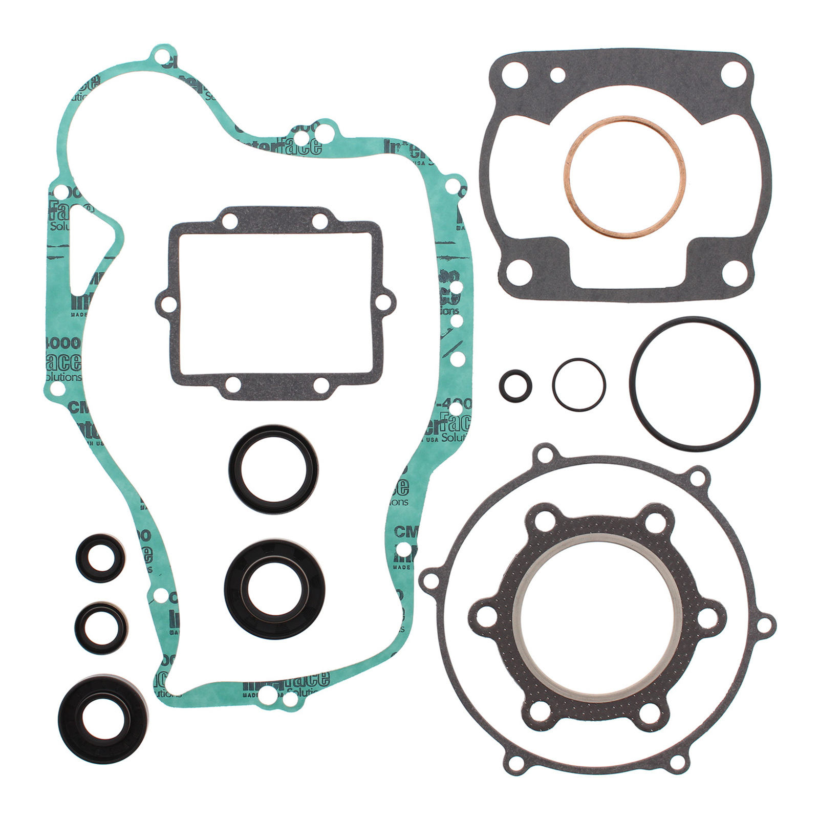 VERTEX COMPLETE GASKET SET W/ OIL SEALS KAWASAKI