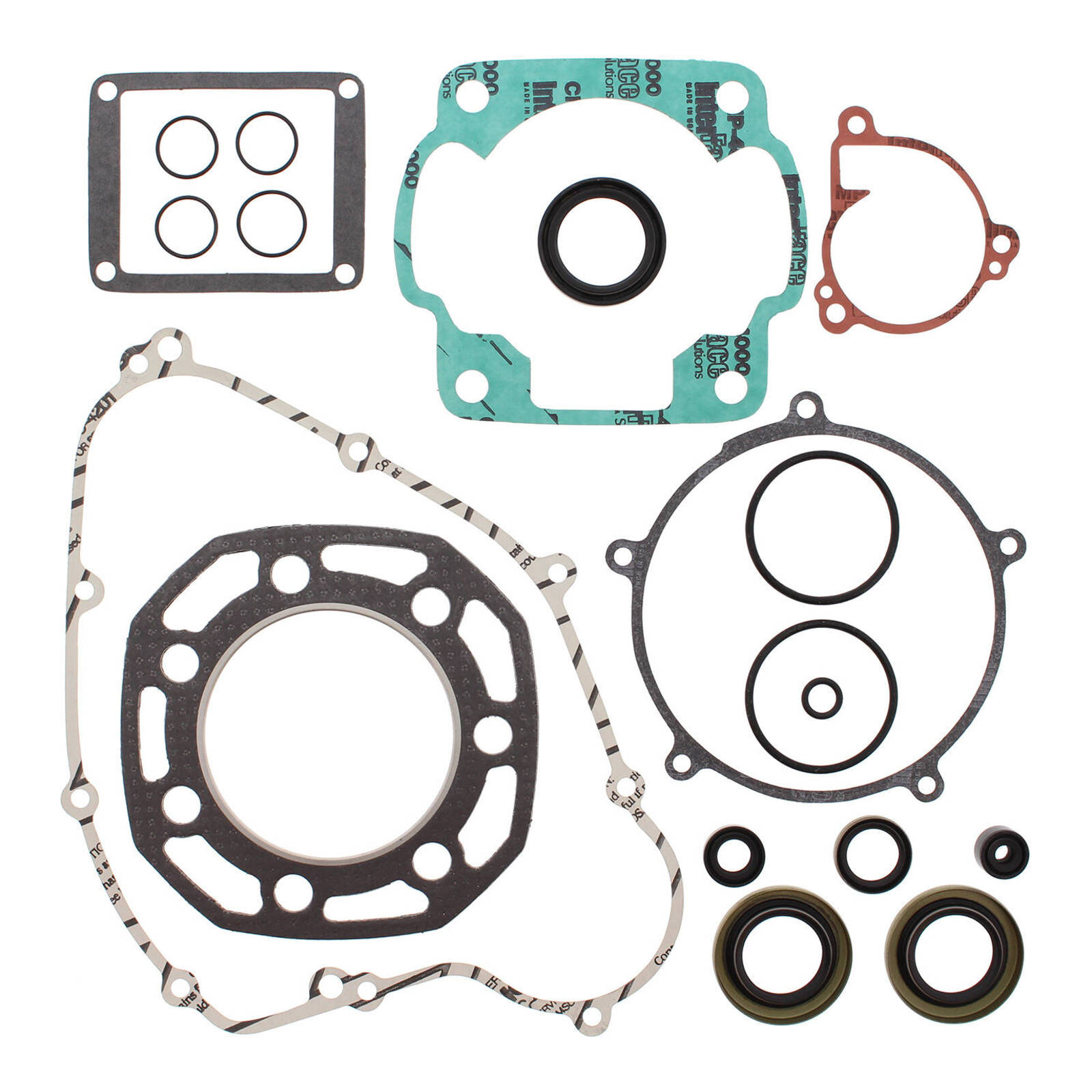 VERTEX COMPLETE GASKET SET W/ OIL SEALS KAWASAKI — Bike Torque