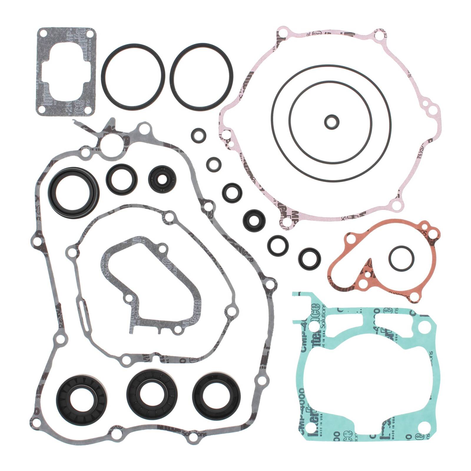 VERTEX COMPLETE GASKET SET W/ OIL SEALS YAMAHA — Bike Torque