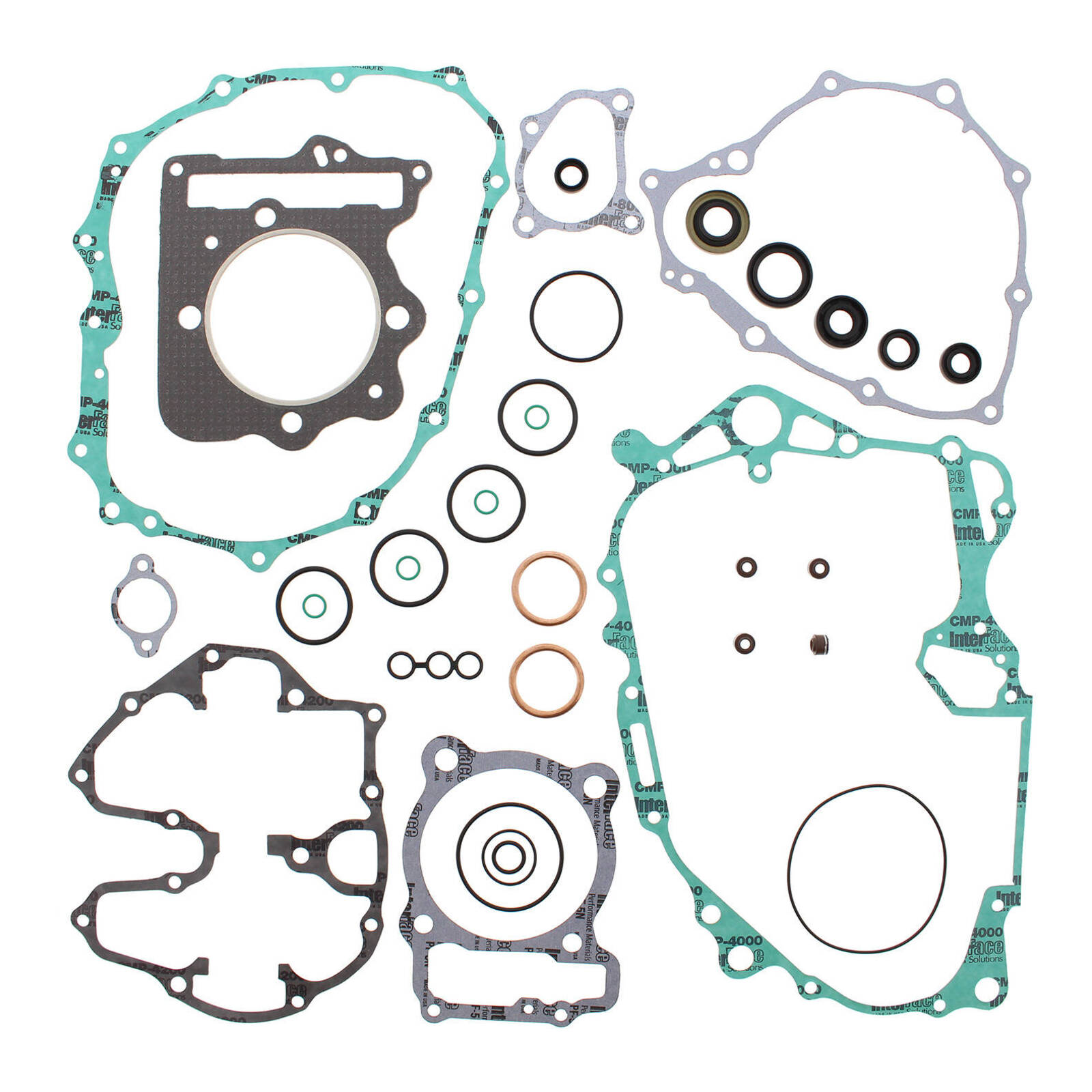 VERTEX COMPLETE GASKET SET W/ OIL SEALS HONDA — Bike Torque