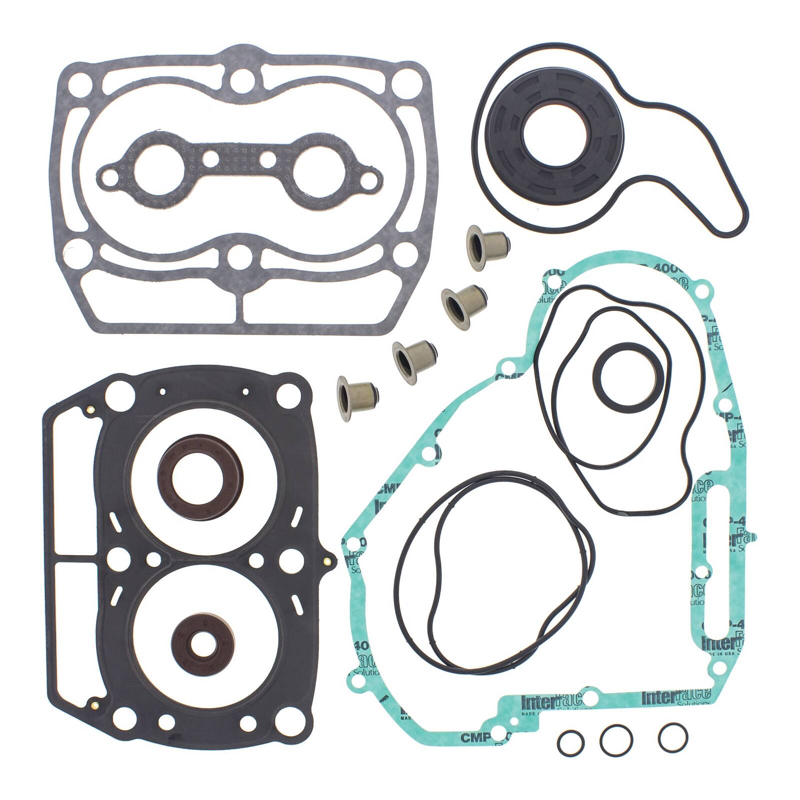 VERTEX COMPLETE GASKET SET W/ OIL SEALS POLARIS — Bike Torque