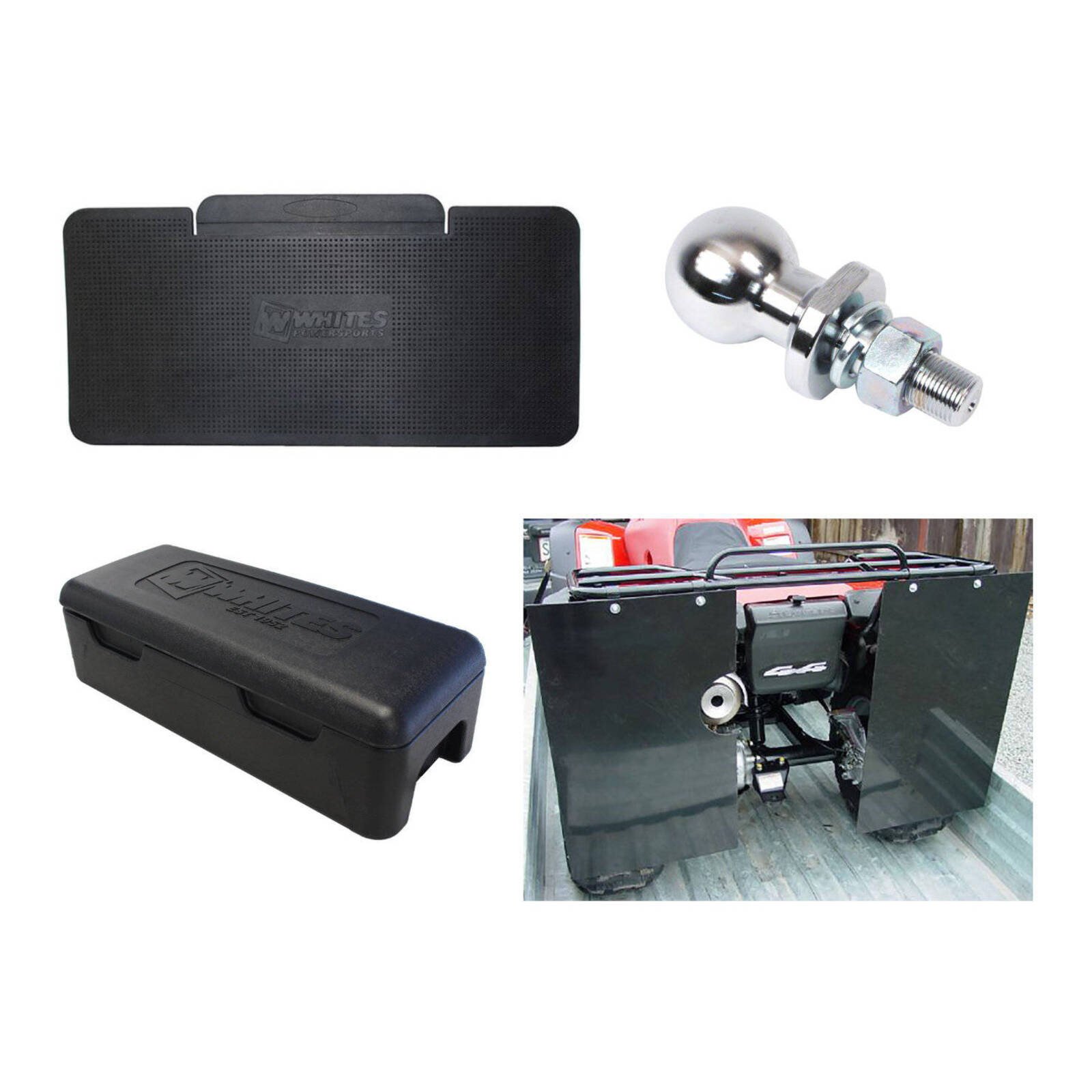 ATV BUNDLE CONTAINS, ATV BOX, DOG MAT, MUDFLAPS, T/BALL — Bike Torque