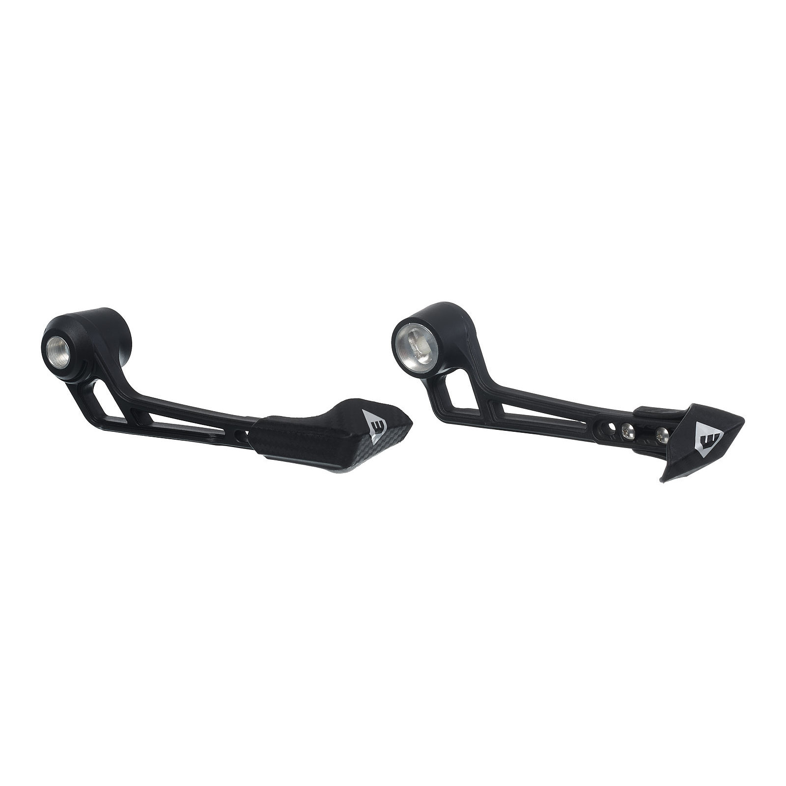 Whites Lever Guards Black (MotoGP Style) Pair — Bike Torque